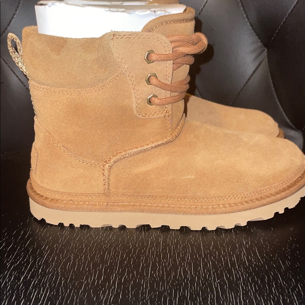 UGG Chestnut Suede Ankle Boots Brand New Without Box